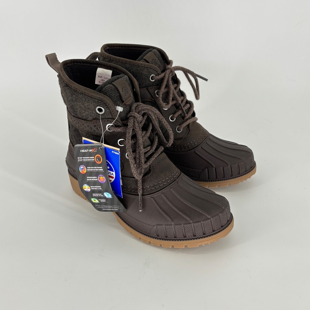 New Kamik Sienna Mid 2 Winter Boots Java Brown Women Size 6 Waterproof Insulated